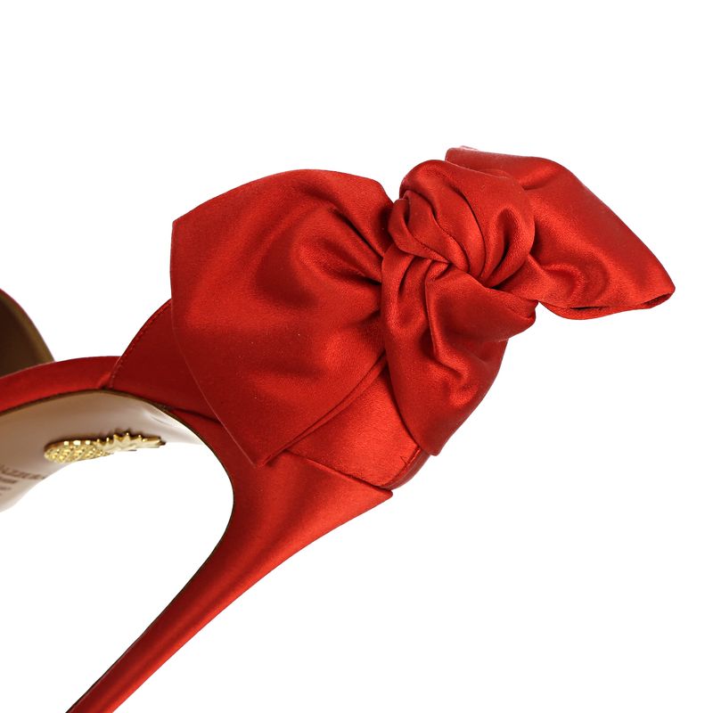 Sapato-Aquazzura-Peep-Toe-Laco-Cetim-Vermelho