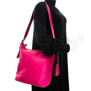 Bolsa Coach Couro Pink