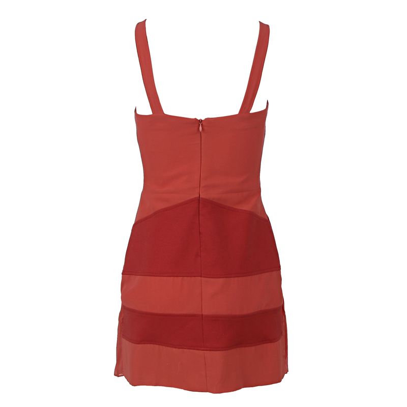 Vestido-Cris-Barros-Tecido-Plissado-Coral