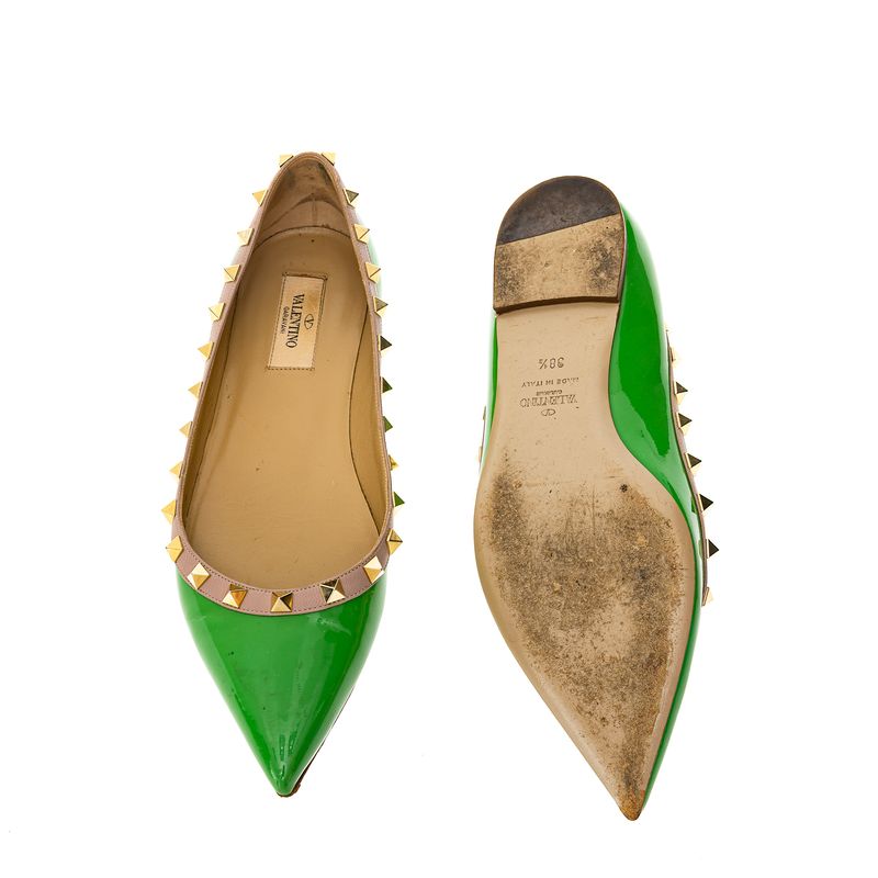 Sapatilha-Valentino-Garavani-Rockstud-Verniz-Verde