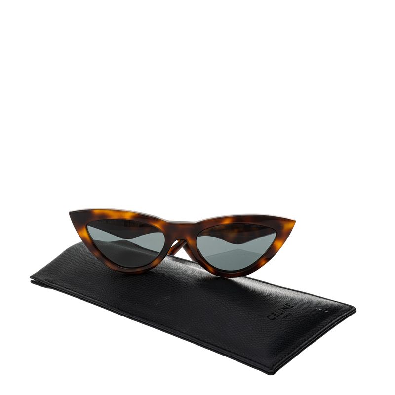 Oculos-Celine-CL4019IN-Gatinho-Acetato-Marrom