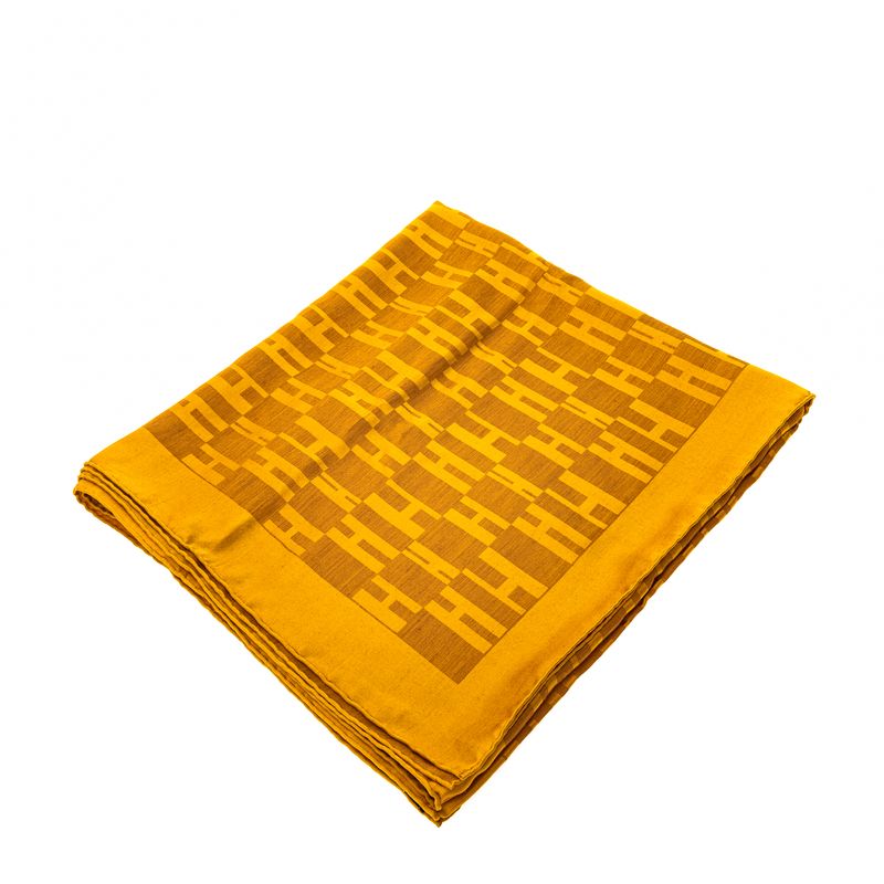 Lenco-Hermes-Seda-e-La-Padronagem-H-Laranja-