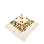 Lenco-Chanel-Vintage-Seda-Creme-Joias-Douradas