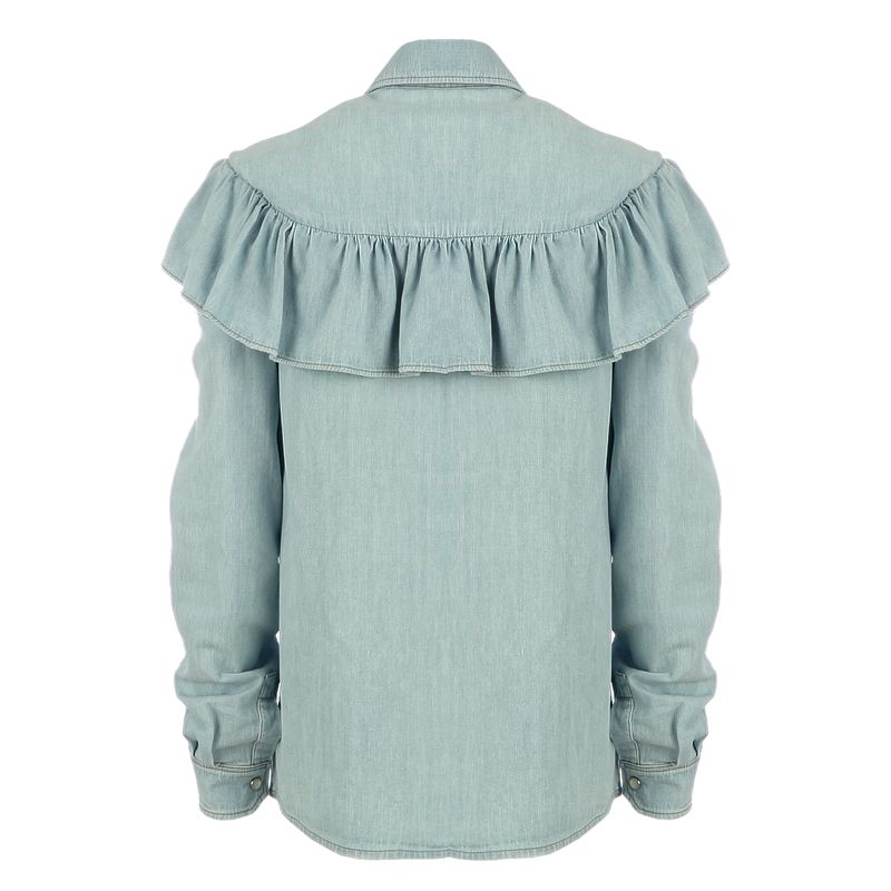 Camisa-Miu-Miu-Jeans-com-Babado-
