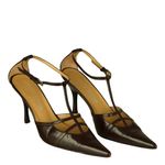 Scarpin-Sarah-Chofakian-Couro-Marrom