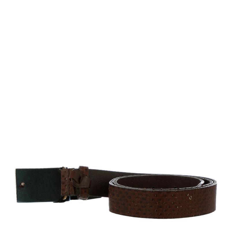 Cinto-Dolce---Gabbana-Couro-Marrom-e-Metal