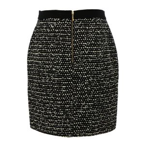 Saia Kate Spade Algodão Preta e Branca