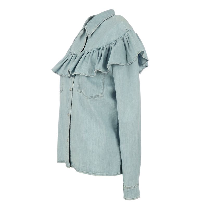 Camisa-Miu-Miu-Jeans-com-Babado-