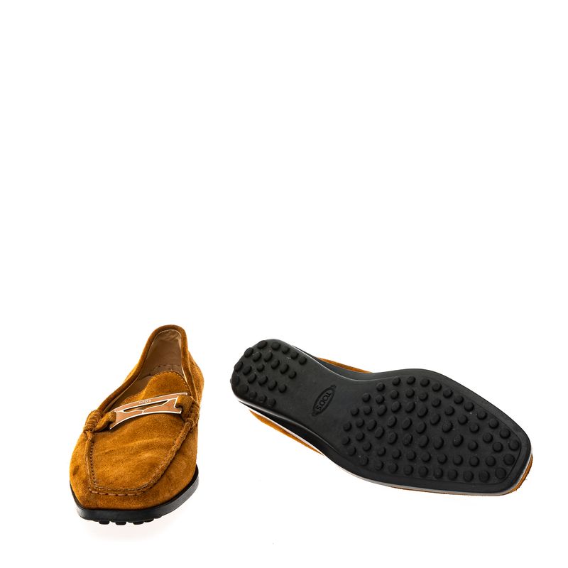 Mocassim-Tods-Camurca-Caramelo