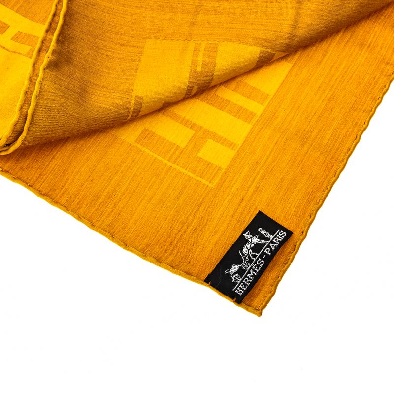 Lenco-Hermes-Seda-e-La-Padronagem-H-Laranja-