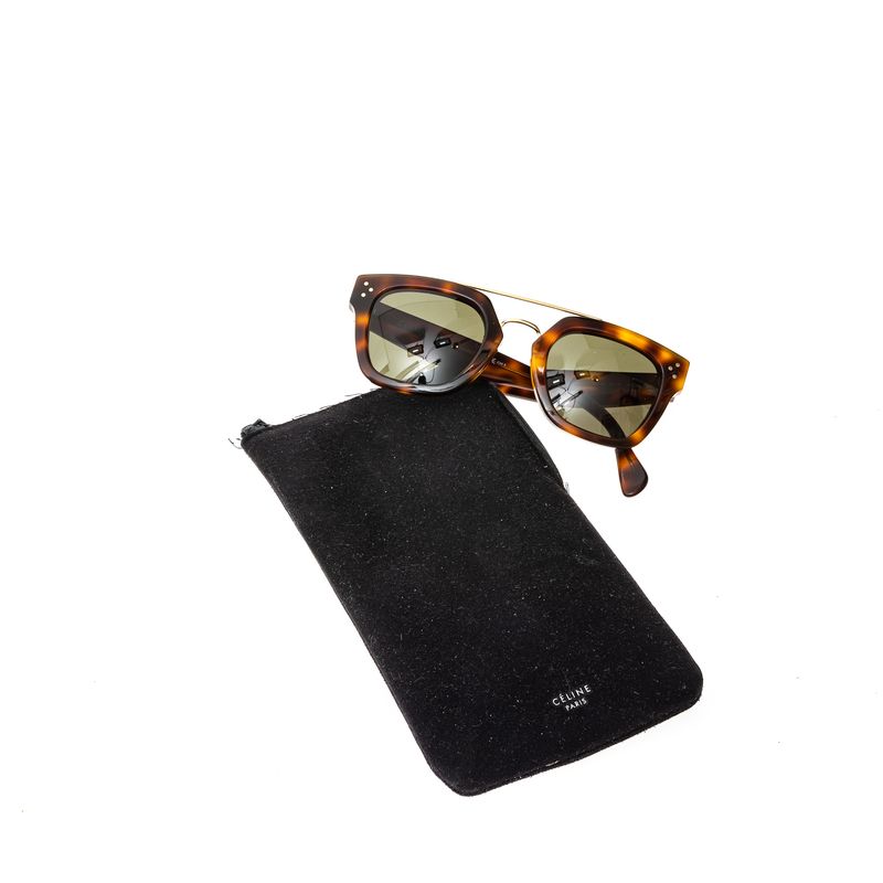 Oculos-Celine-CL-41077-S-Bridge-Marrom-Mescla