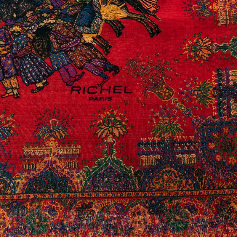 69492-Lenco-Richel-Paris-Vintage-Vermelho-Estampado-4