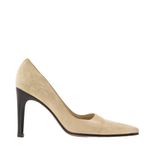 Sapato-Gucci-Vintage-Camurca-Bege-