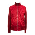Jaqueta-Prada-Nylon-e-Trico-Vermelha