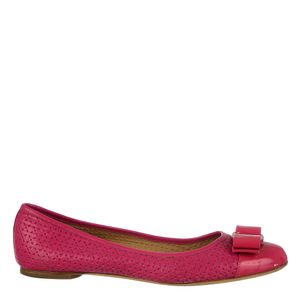 Sapatilha Salvatore Ferragamo Couro Pink
