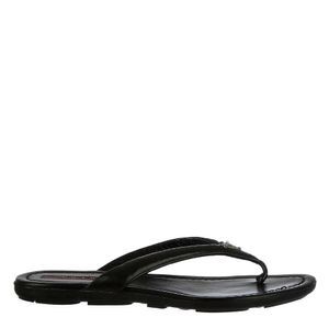 Chinelo Prada Couro Preto