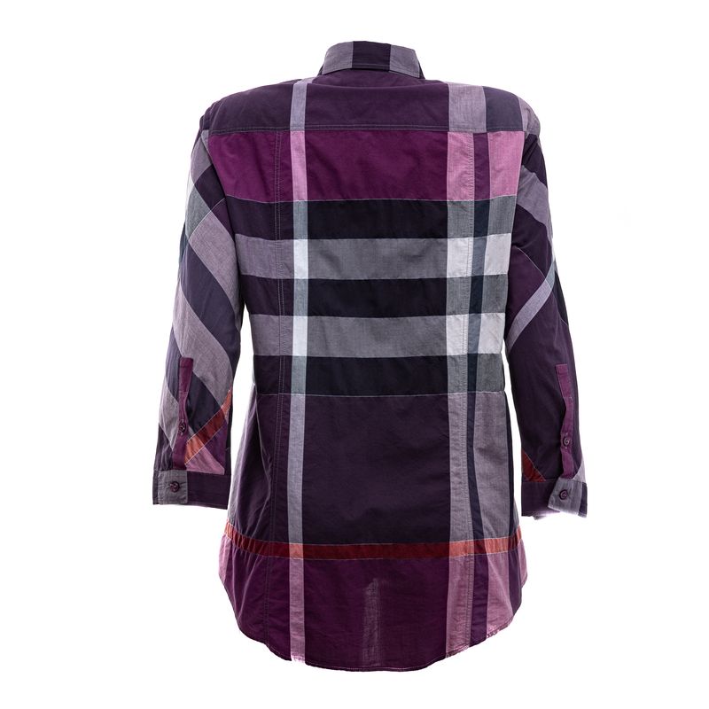 Camisa-Burberry-House-Check-Roxo