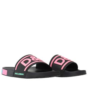 Slide Dolce & Gabbana Logo Rosa