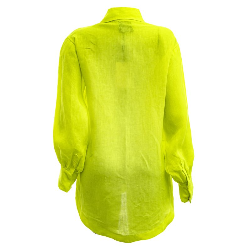 Camisa-Andrea-Bogosian-Linho-Verde-Neon