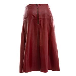 Saia NK Couro Vermelho