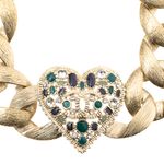 Pulseira-Chanel-Corrente-Dourada-Coracao-Pedrarias