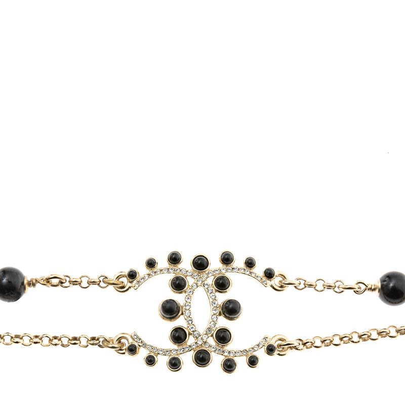 Pulseira-Chanel-CC-Dourado-Perolas-e-Cristais