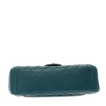 Bolsa-Chanel-Classic-Single-Flap-Maxi-Azul-Petroleo