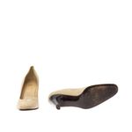 Sapato-Gucci-Vintage-Camurca-Bege-