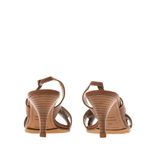 Sandalia-Hermes-Couro-Marrom-