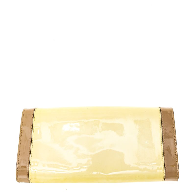 Clutch-Valentino-Garavani-Verniz-Creme-e-Bege