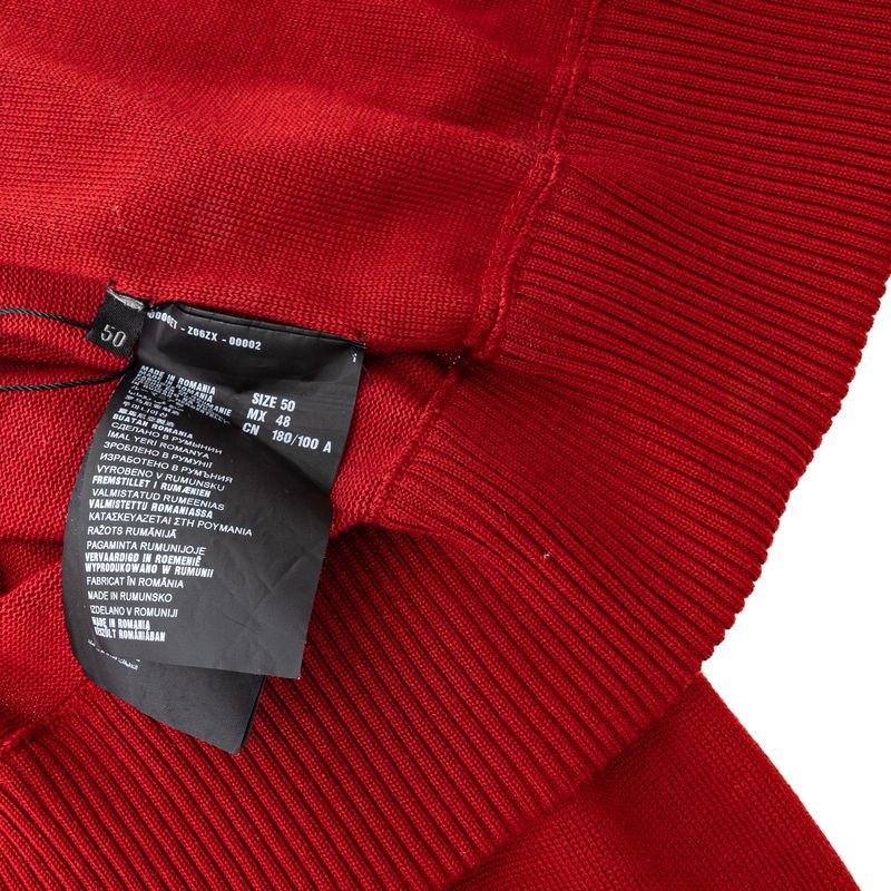 Jaqueta-Prada-Nylon-e-Trico-Vermelha
