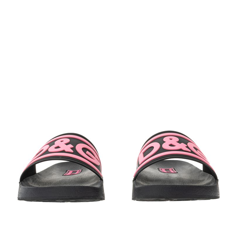 Slide-Dolce---Gabbana-Logo-Rosa-