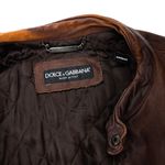 Jaqueta-Dolce---Gabbana-Couro-Marrom-
