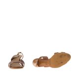 Sandalia-Hermes-Couro-Marrom-