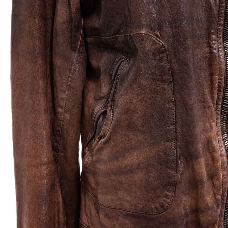 Jaqueta-Dolce---Gabbana-Couro-Marrom-