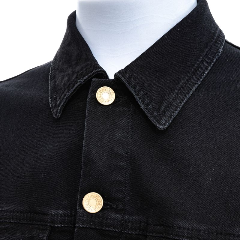 Jaqueta-Jeans-Dolce---Gabbana-Preta