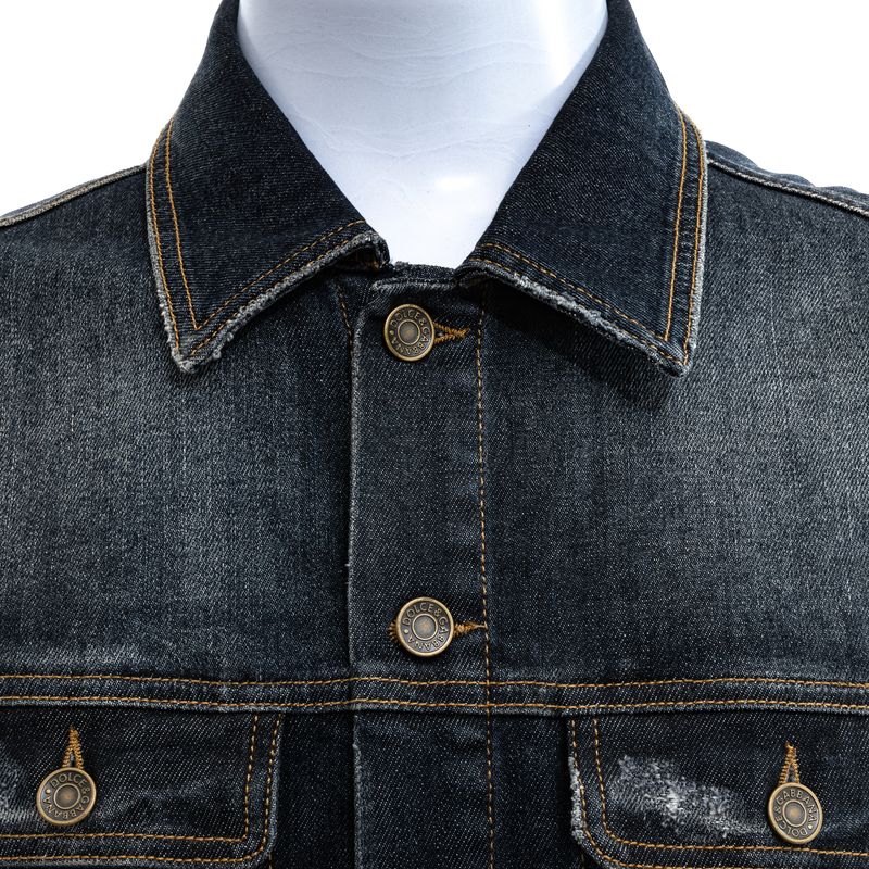 Jaqueta-Jeans-Dolce---Gabbana-Bordado-Abelha
