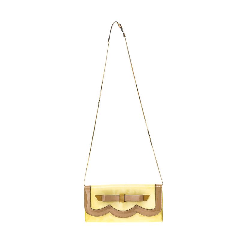 Clutch-Valentino-Garavani-Verniz-Creme-e-Bege