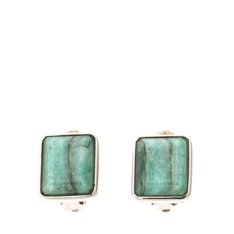 Brinco-Pressao-Vintage-Quadrado-Prateado-e-Pedra-Azul-Rajada