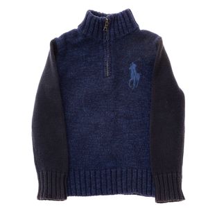 Suéter Polo Ralph Lauren Infantil Tricô Azul