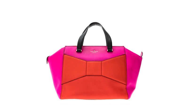 Bolsa Kate Spade 2 Park Avenue Vermelho e Pink | Brechó de luxo - Prettynew