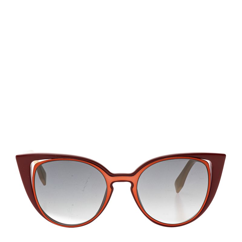 Oculos-Fendi-FF-0136-Vermelho-e-Creme