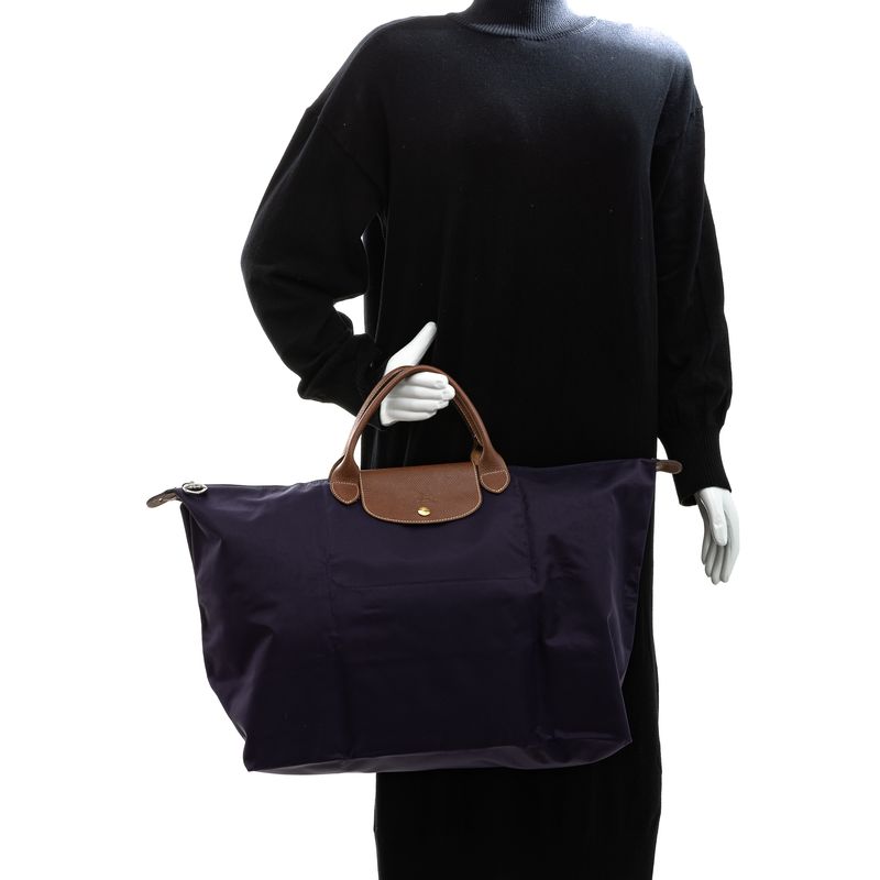Bolsa-Longchamp-Le-Pliage-Roxa
