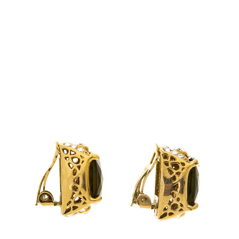 Brinco-Pressao-Vintage-Dourado-e-Cristal-Verde