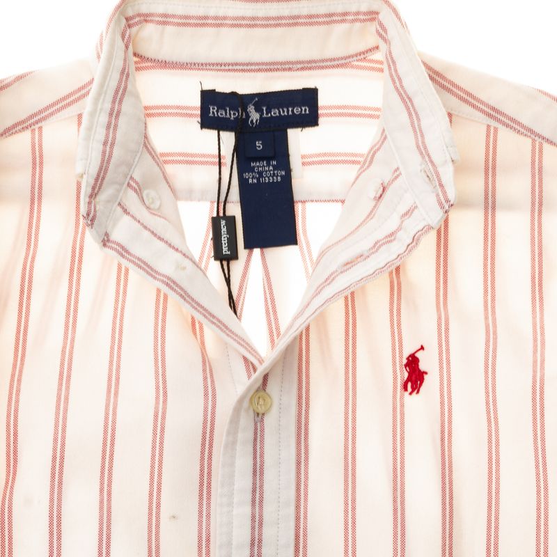Camisa-Ralph-Lauren-Infantil-Listrada-Branco-e-Vermelho