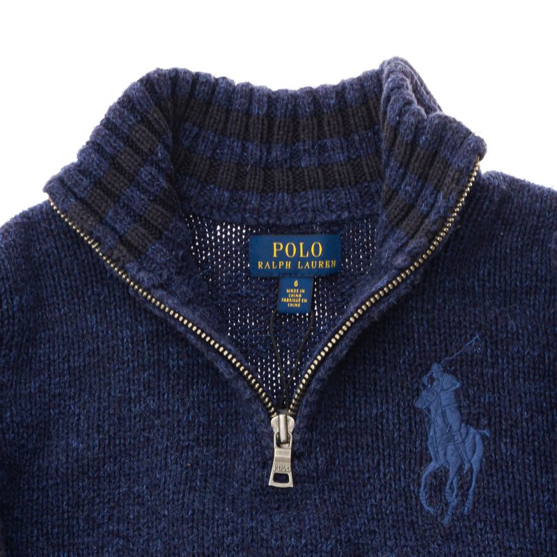 Sueter-Polo-Ralph-Lauren-Infantil-Trico-Azul