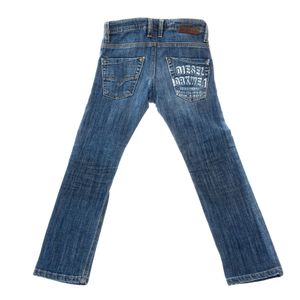 Calça Jeans Diesel Infantil Reta Lavagem Média