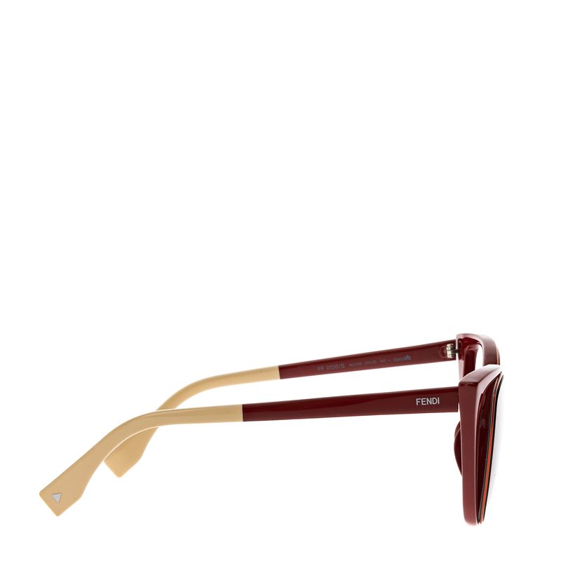 Oculos-Fendi-FF-0136-Vermelho-e-Creme