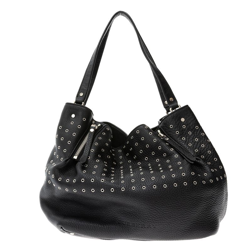 Bolsa-Burberry-Couro-Preto-e-Tachas
