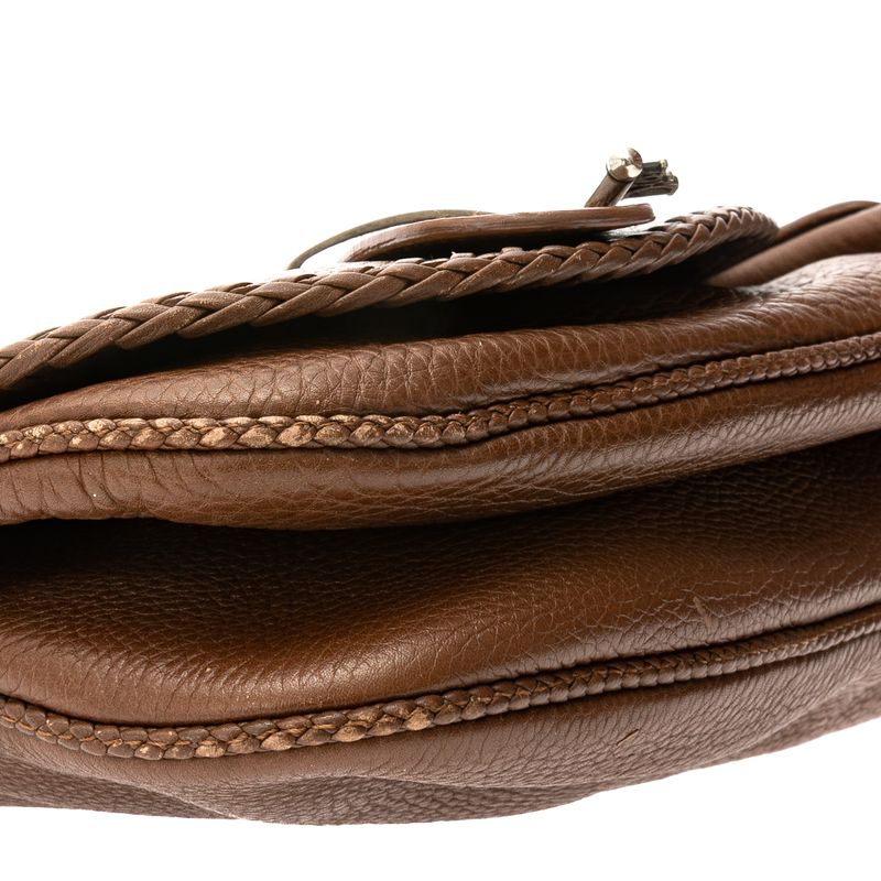 Bolsa-Christian-Dior-Gaucho-Double-Saddle-Marrom